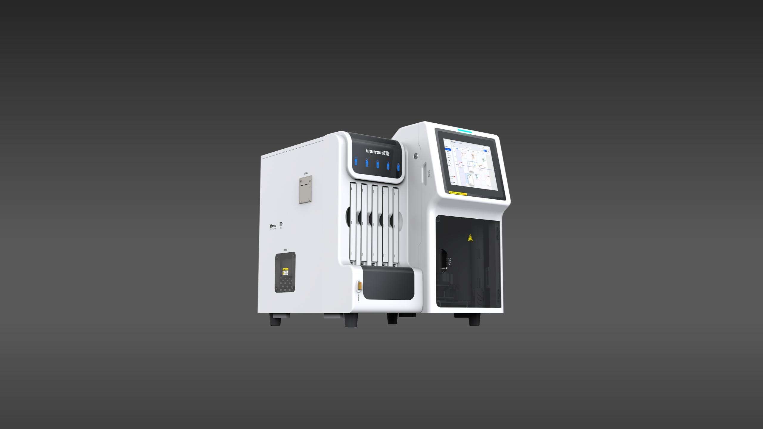 全自動熒光免疫分析儀設計 工業產品設計案例_漢唐生物：上海大馳